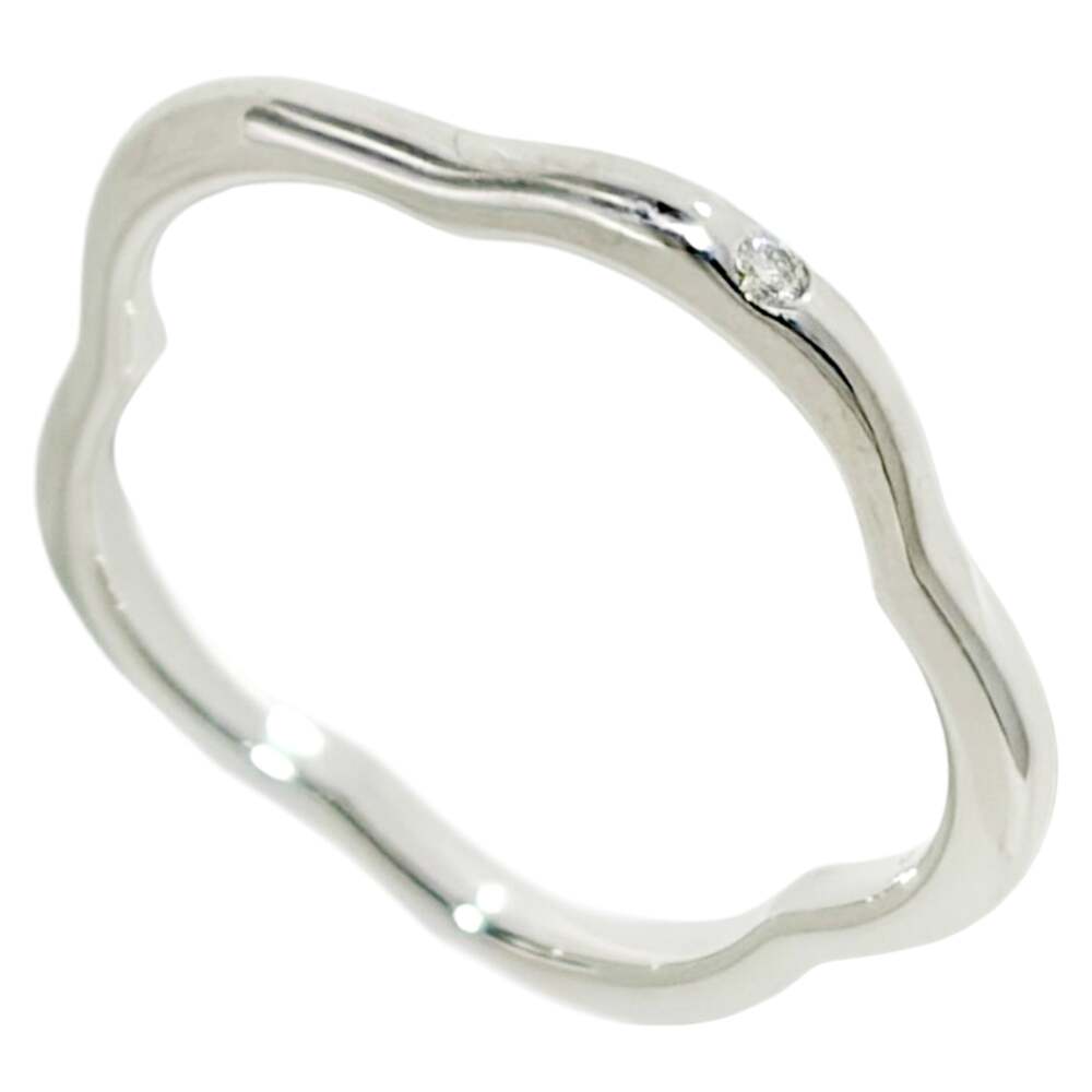 Chanel Camellia Ring 18K White Gold #336582C89B
